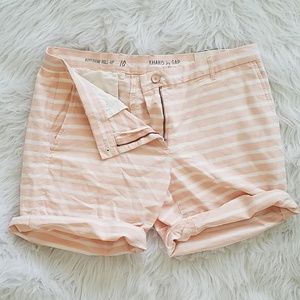 Gap Boyfriend Roll Up Shorts New